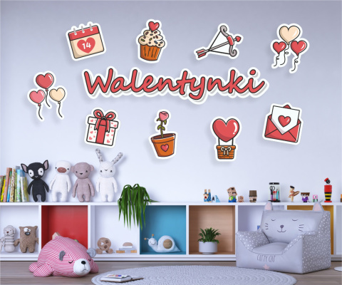 Dekoracja - WALENTYNKI - 56x82 cm Dekoracja - WALENTYNKI - 56x82 cm
