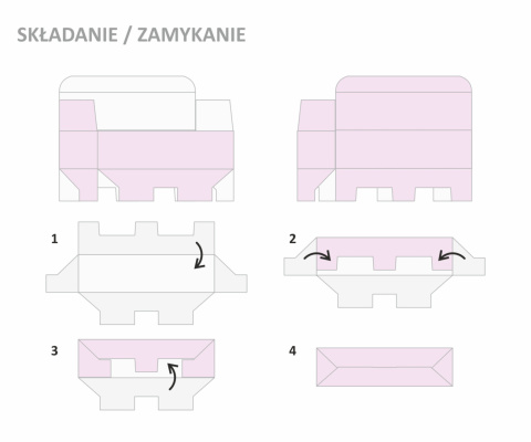 OPAKOWANIA - Pudełeczka na upominki - 160x45x45 - Różowe - 50 szt. OPAKOWANIA - Pudełeczka na upominki - 160x45x45 - Różowe - 50 szt.